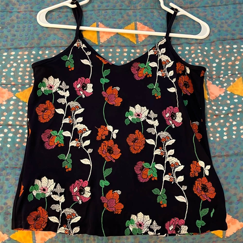 Anthropologie Embroidered Chamise size small